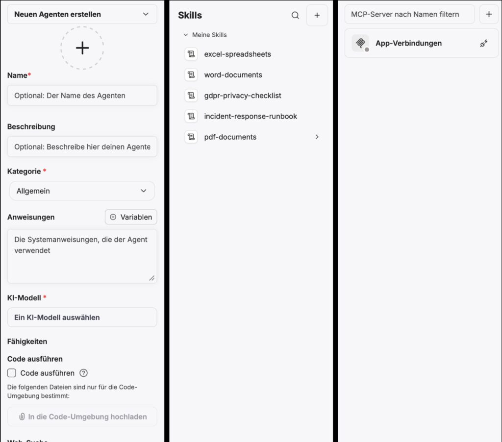 Arbeiten mit Dokumenten und Daten